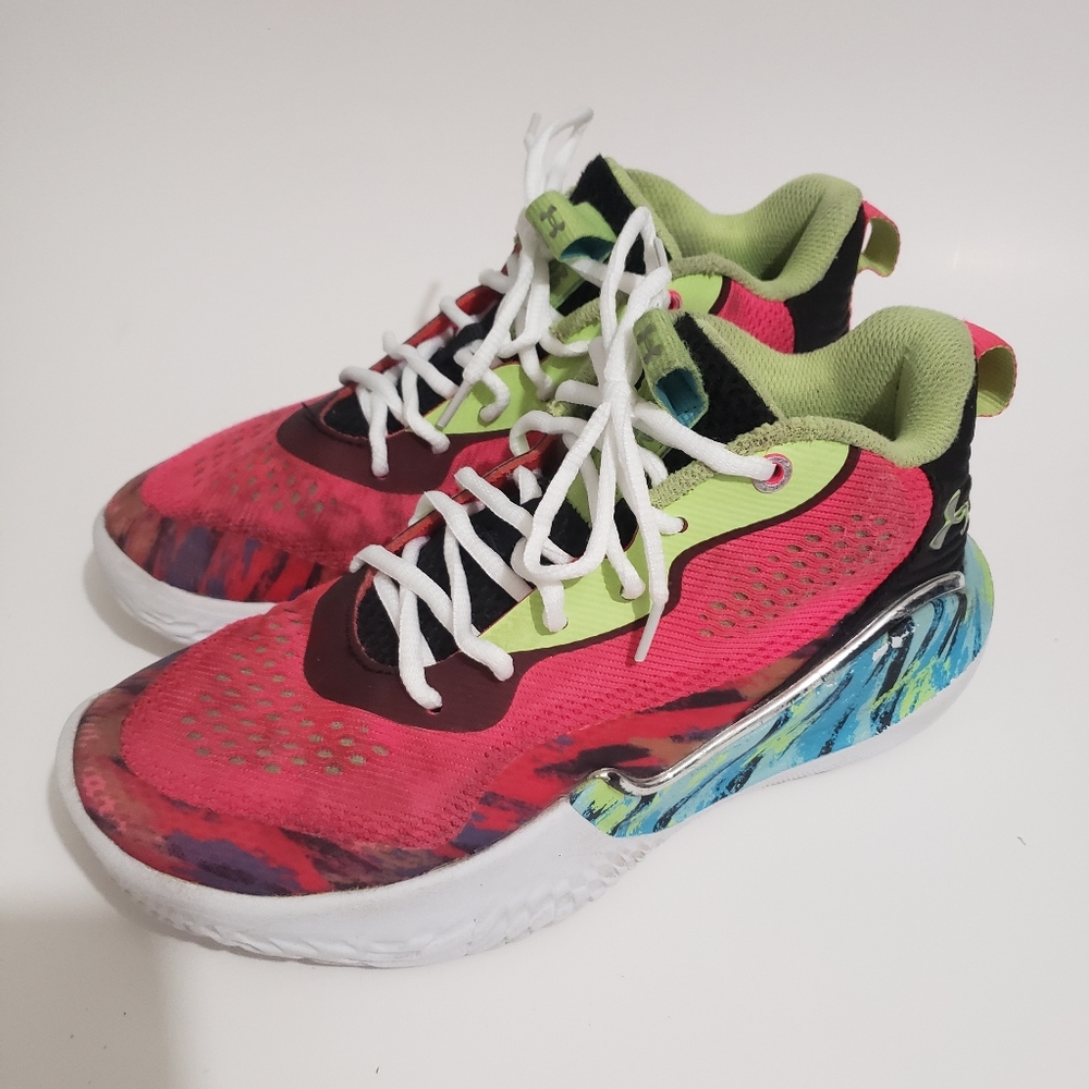 Woman's 9.5 and Men's Size 8.The Under Armour "Our Game Our Voice" Basketball